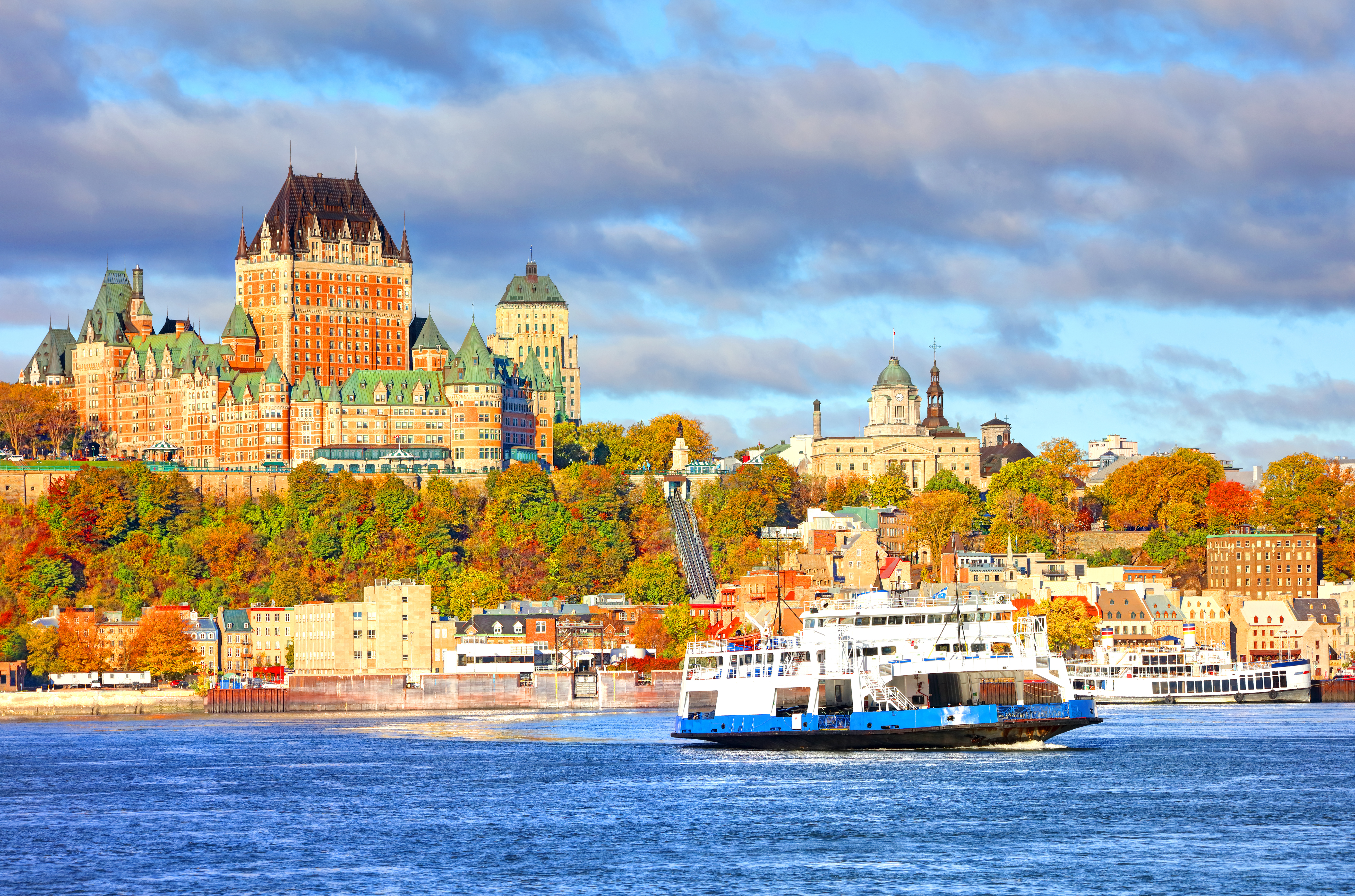 New York City to Quebec City — North America