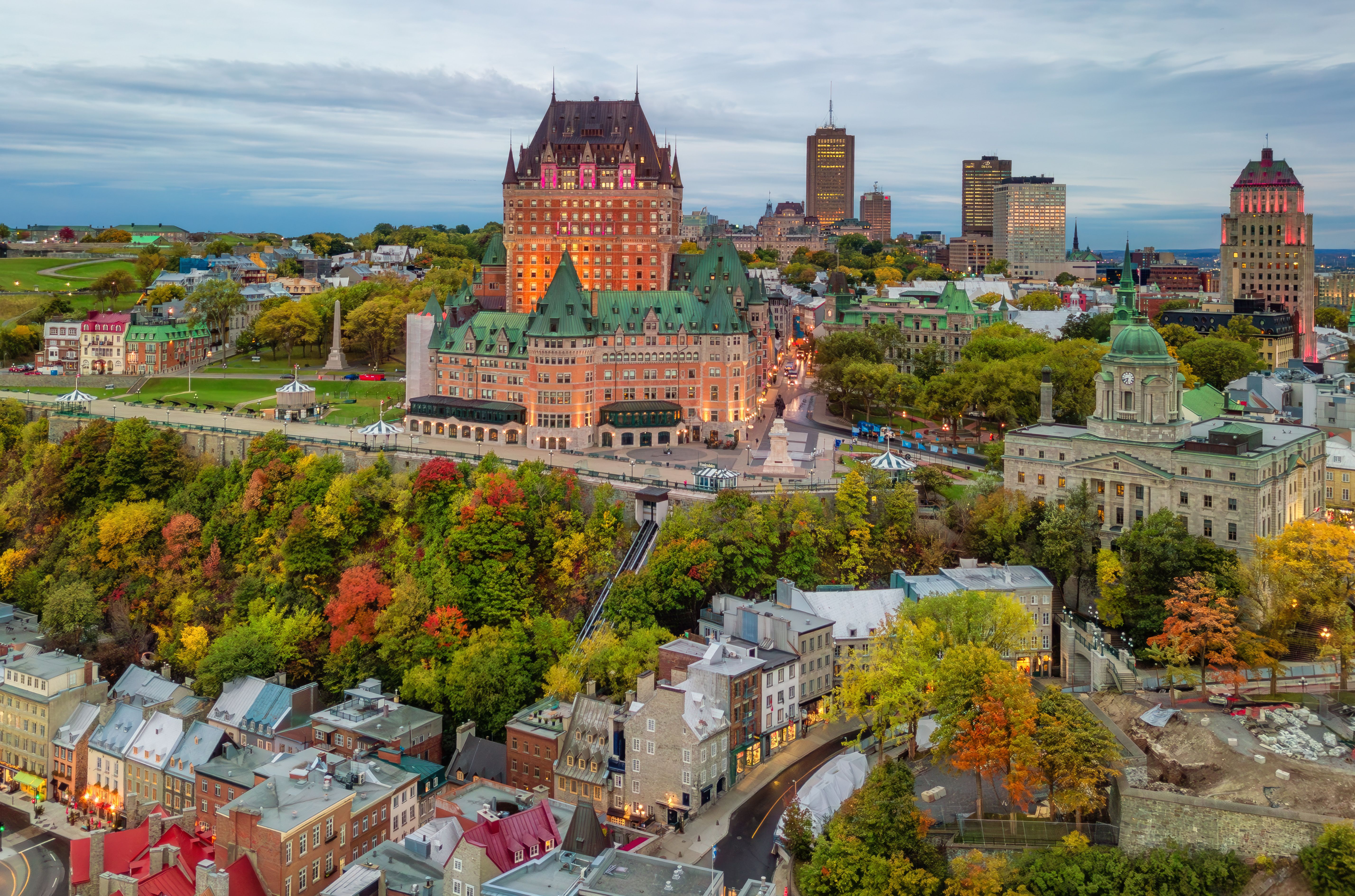 Roundtrip Quebec City — North America