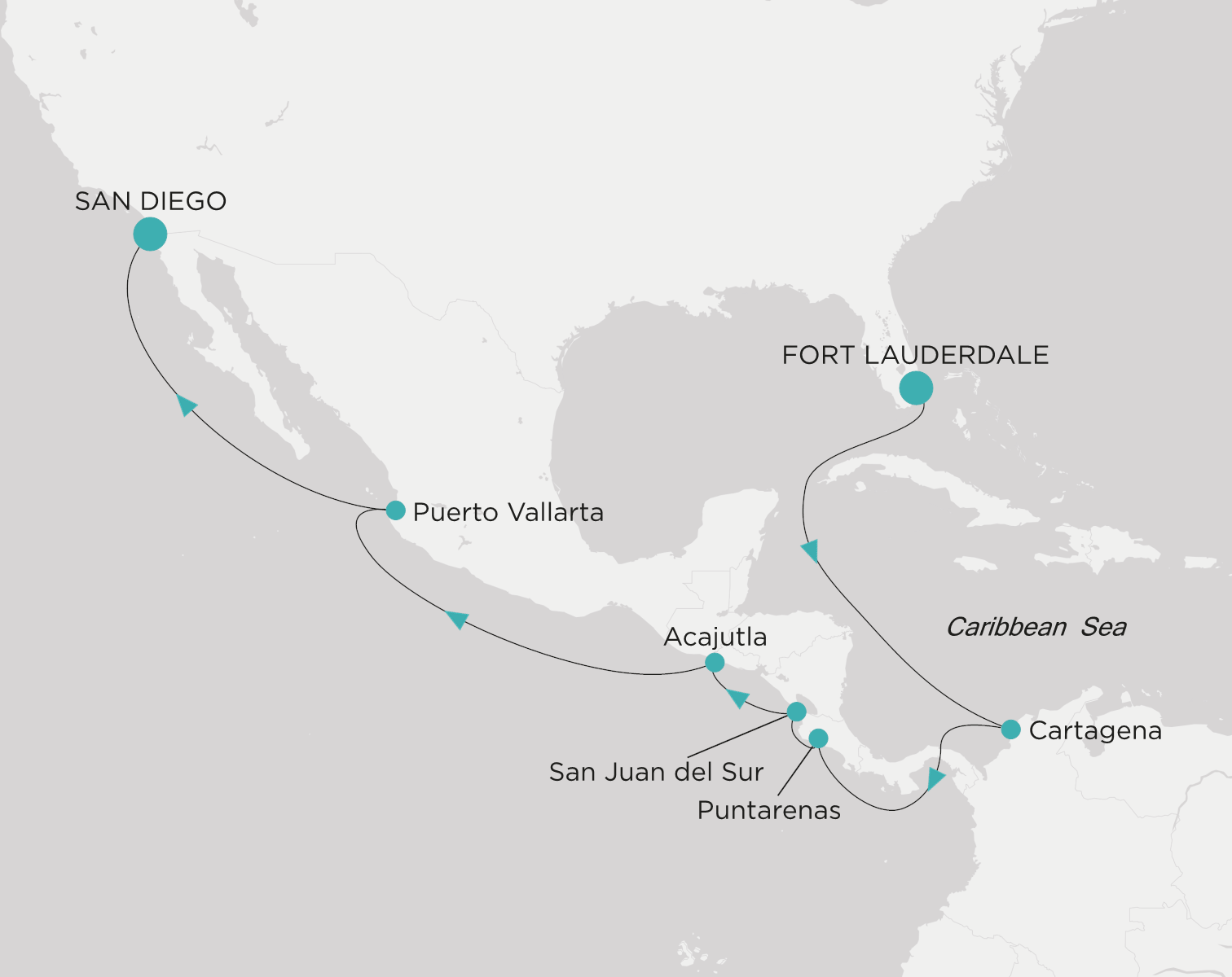 Crystal Symphony - Fort Lauderdale to San Diego | The Americas